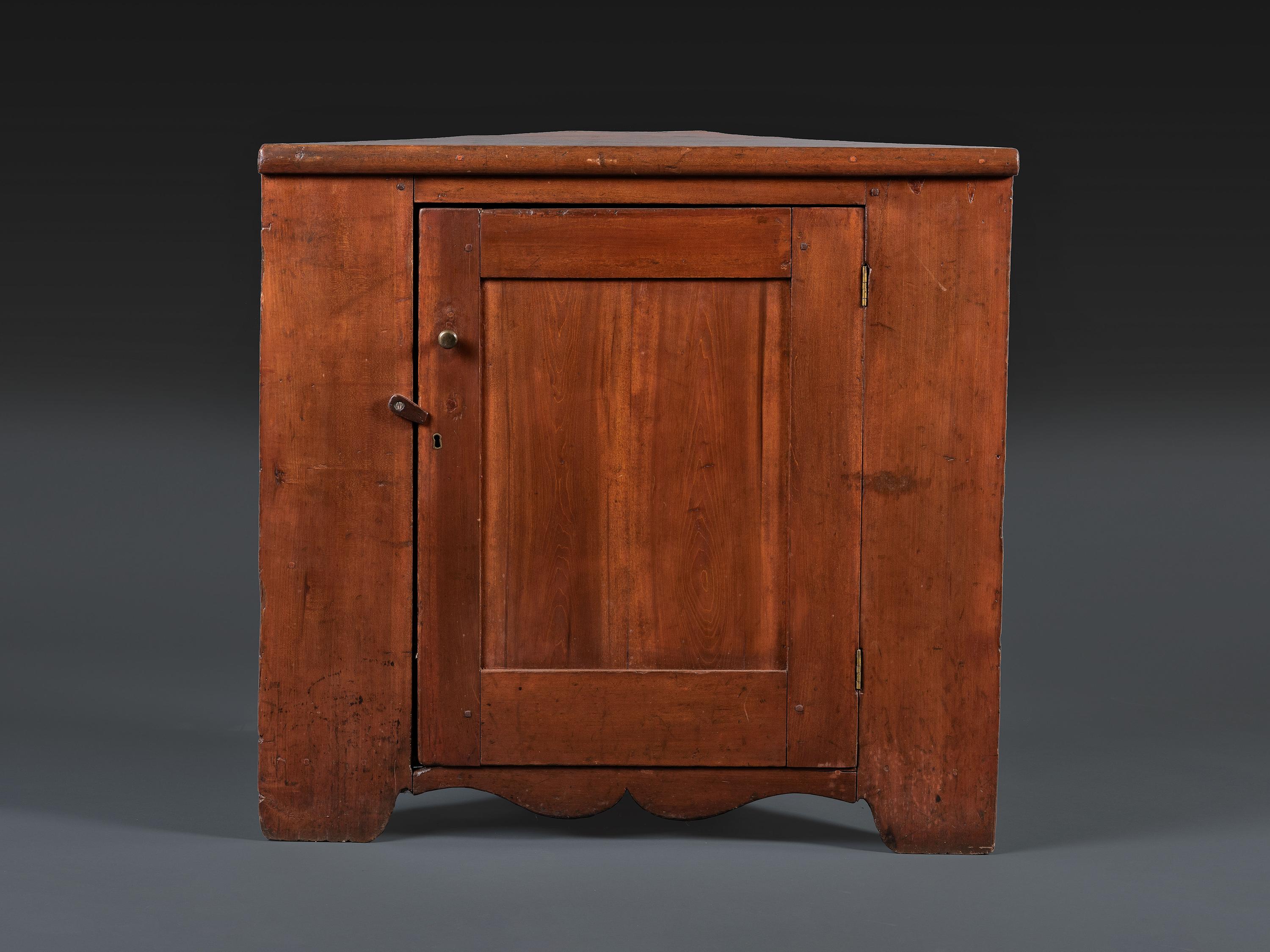 A Poplar Corner Jelly Cupboard