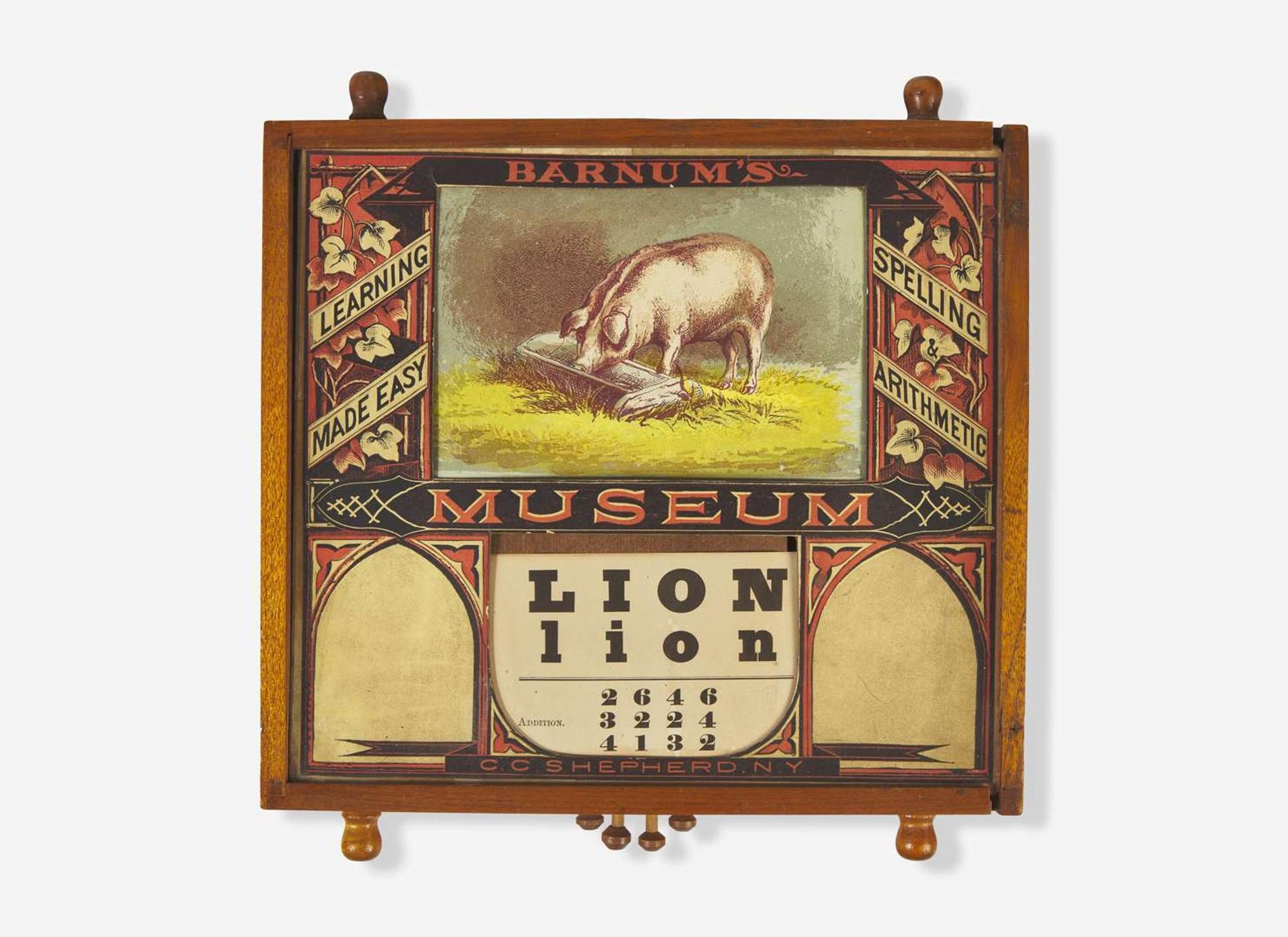 [Children's & Illustrated] [Barnum, P.T.]: Barnum's Museum Learning Device