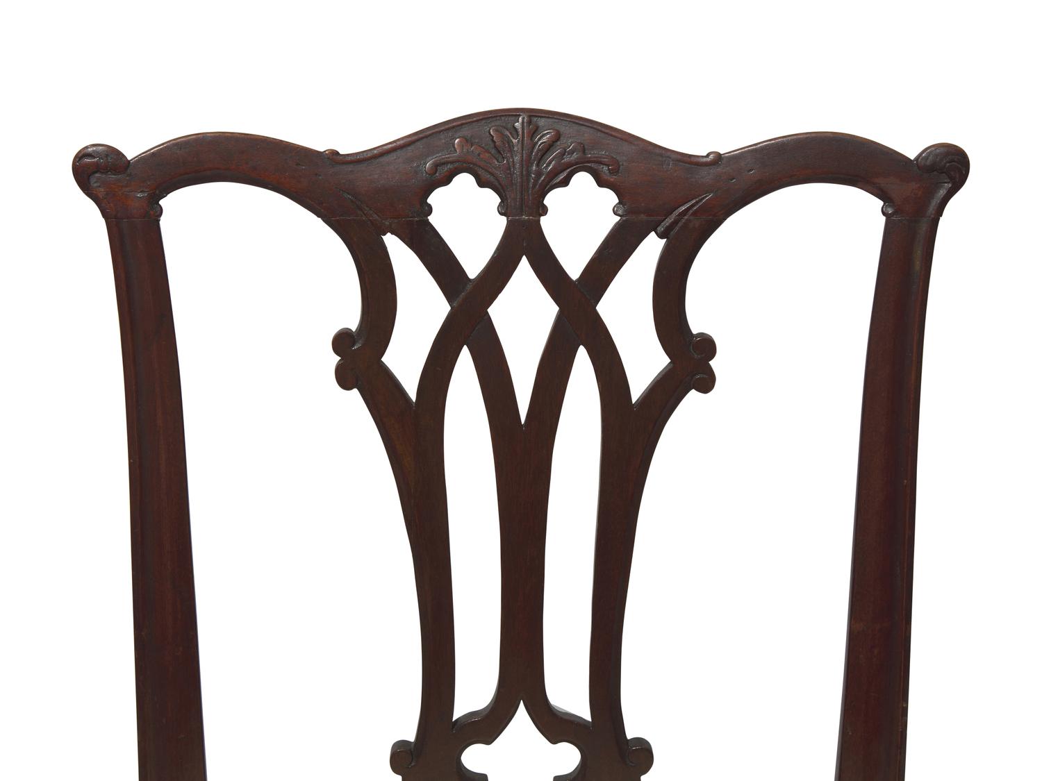 A Chippendale Carved Mahogany Side Chair, Philadelphia, PA, Late 18th Century