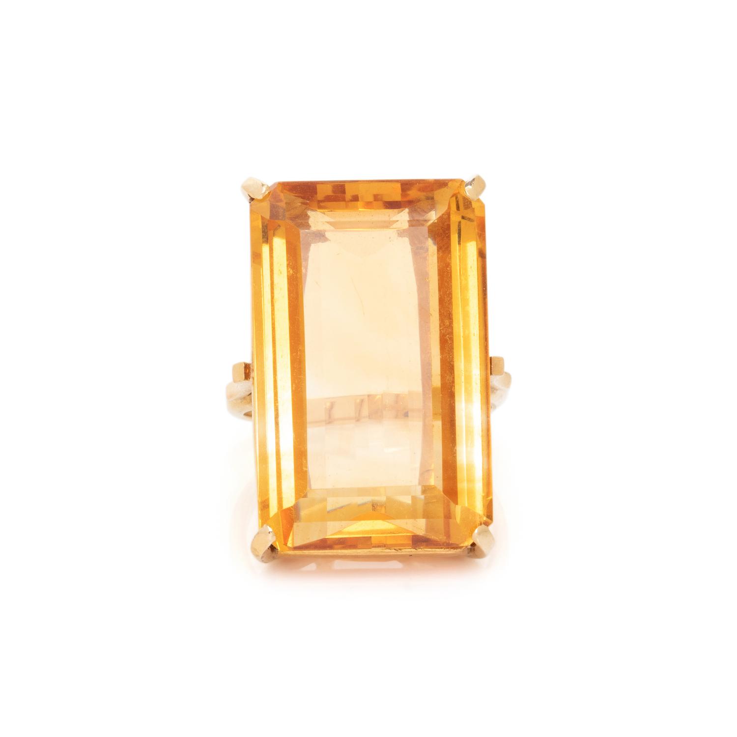 CITRINE RING