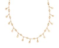 JACQUIE AICHE, YELLOW GOLD AND DIAMOND 'SHAKER' NECKLACE