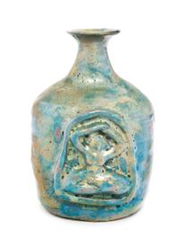 Beatrice Wood, (American, 1893-1998), Bottle vase