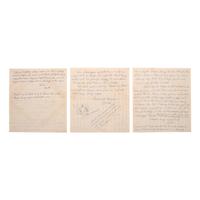 [AVIATION] - [WORLD WAR II]. A group of 9 soldiers' letters including Trans-Pacific Air Mail sent via the Pan American Airways California Clipper , comprising: