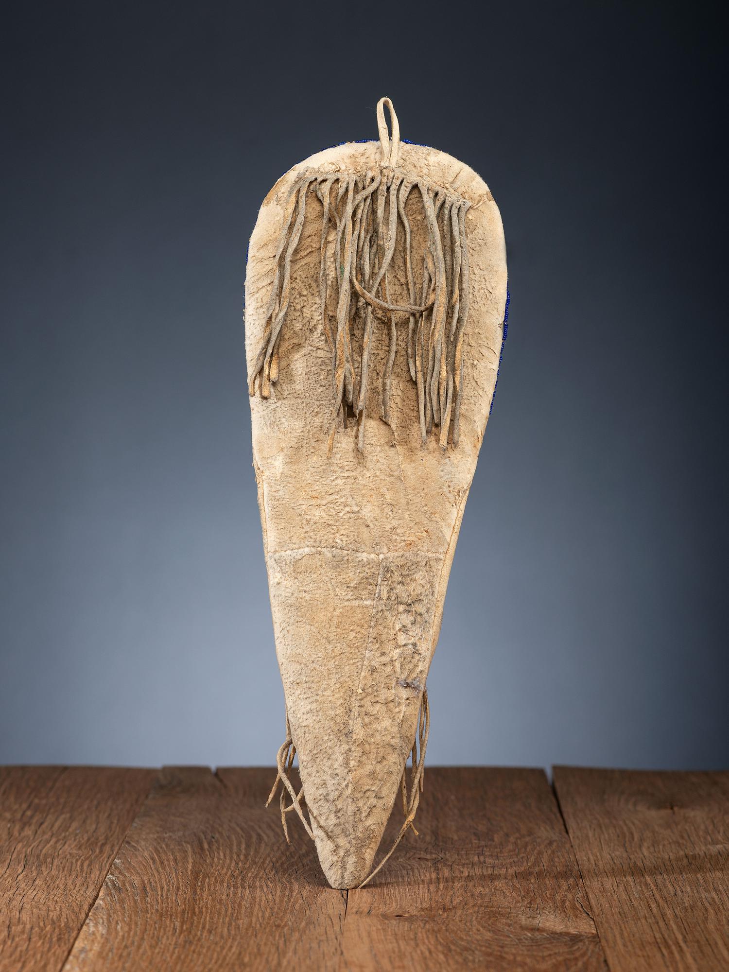 Shoshone Beaded Hide Toy Cradle