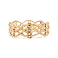 BUCCELLATI, YELLOW GOLD AND DIAMOND BRACELET