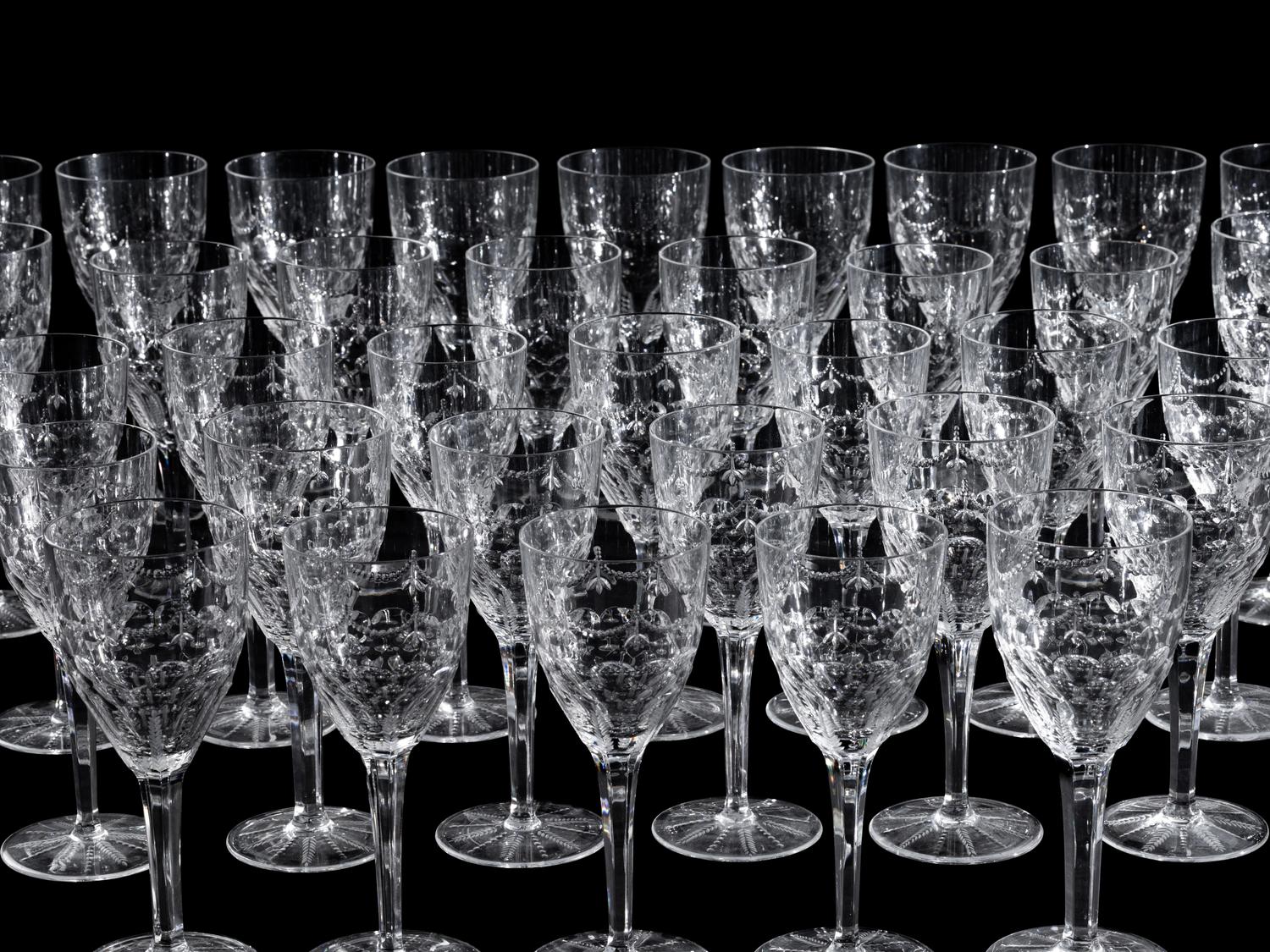 A Set of William Yeoward Glass Stemware