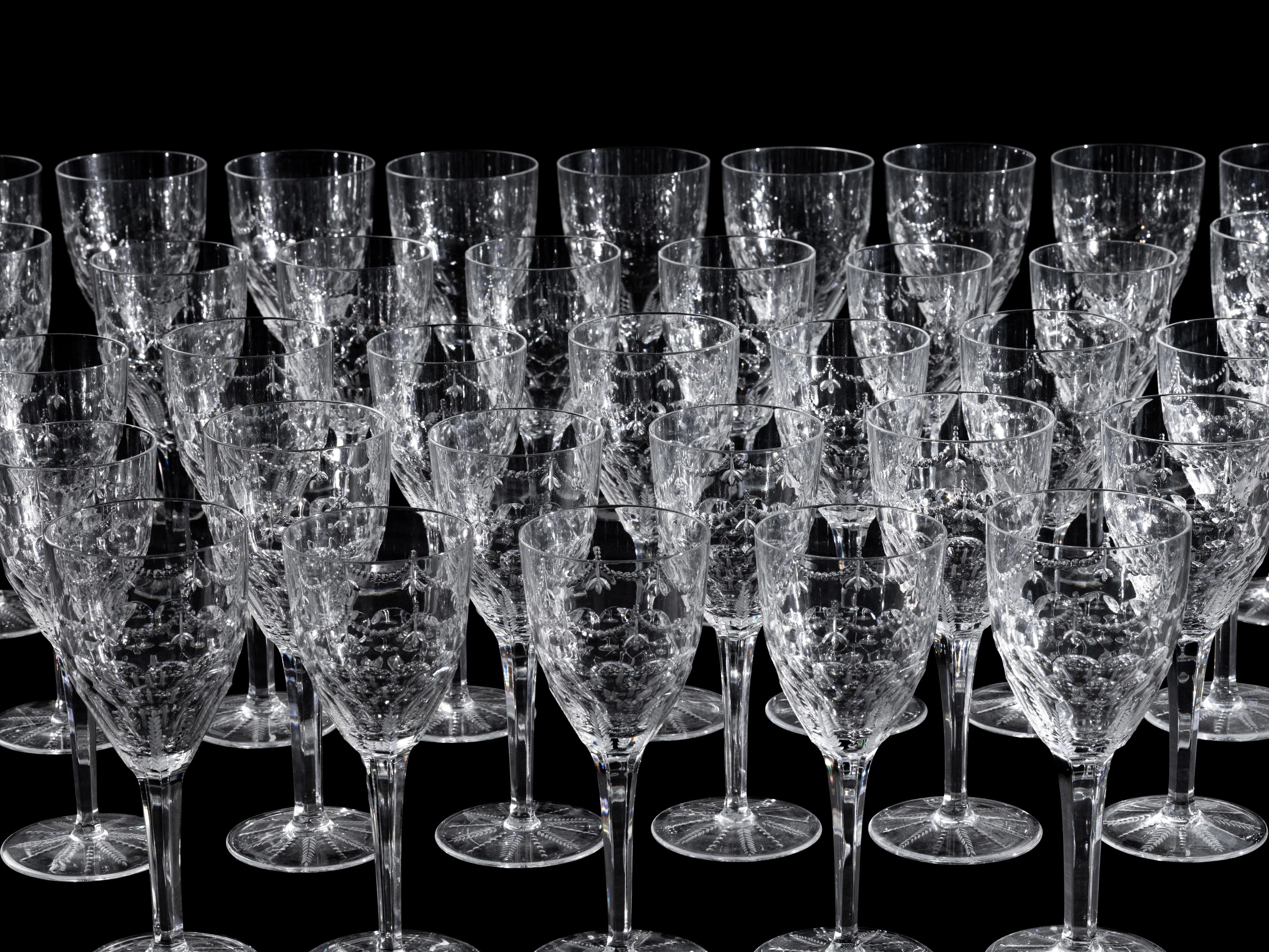 A Set of William Yeoward Glass Stemware