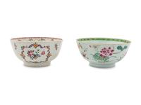 Two Chinese Export Bowls