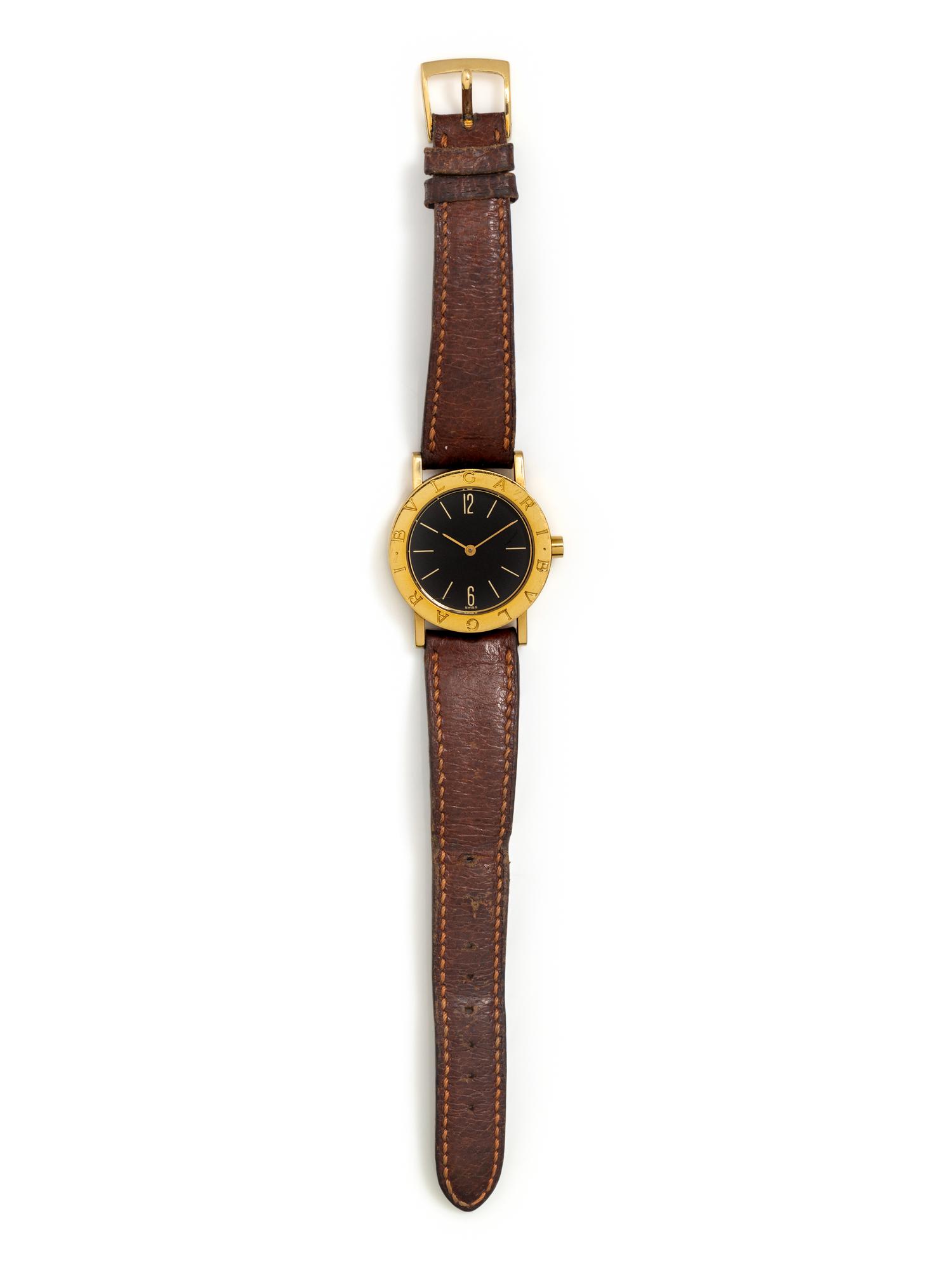 BULGARI, 18K YELLOW GOLD 'BULGARI-BULGARI' WATCH