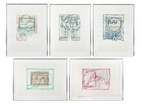 Krach (complete set of five prints)