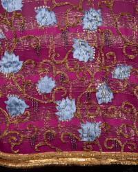 Givenchy Haute Couture Embroidered Skirt Ensemble with Fur Trim, c. 1977