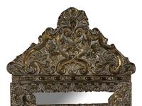 A Pair of Dutch Repousse Mirrors