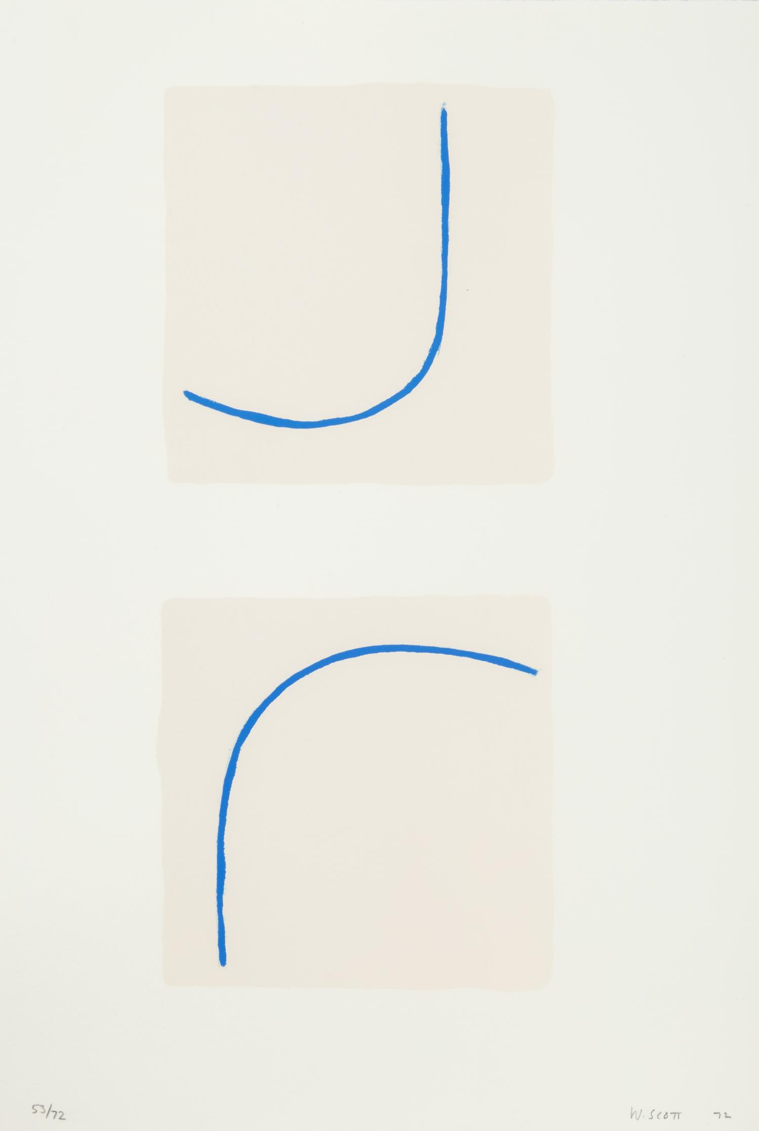 Lines with Breadth Supercede and Forms Engaged (two prints from A Poem for Alexander ), 1972