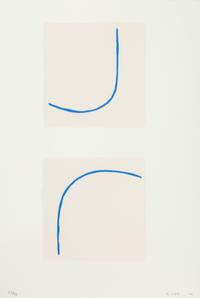 Lines with Breadth Supercede and Forms Engaged (two prints from A Poem for Alexander ), 1972