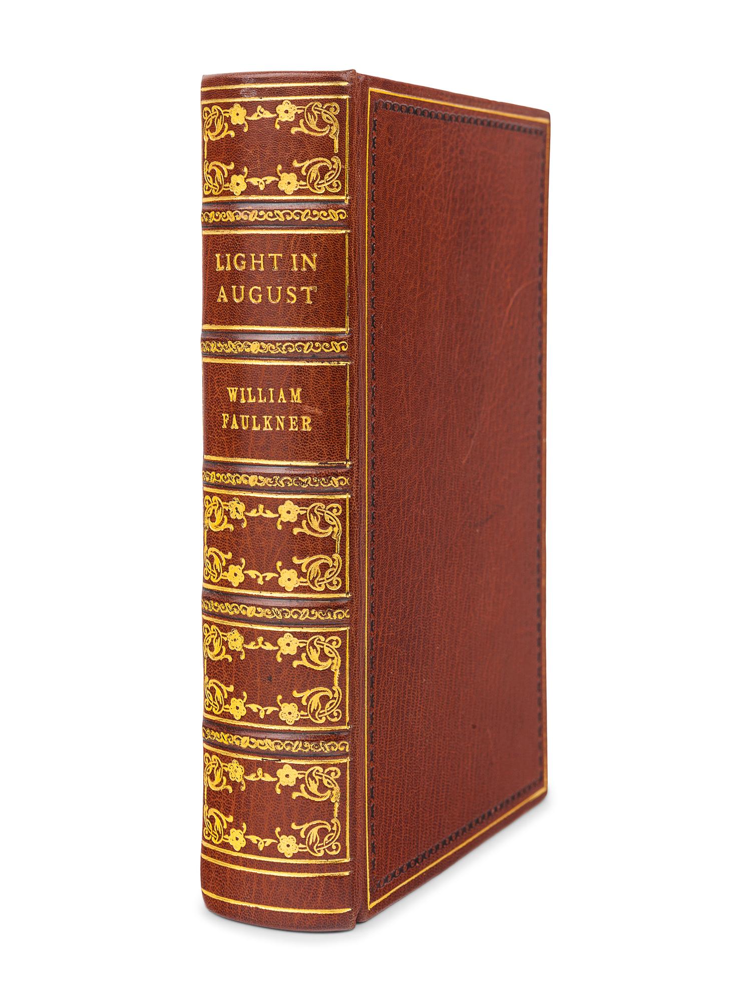 FAULKNER, William (1897-1962). Two works finely bound, comprising: