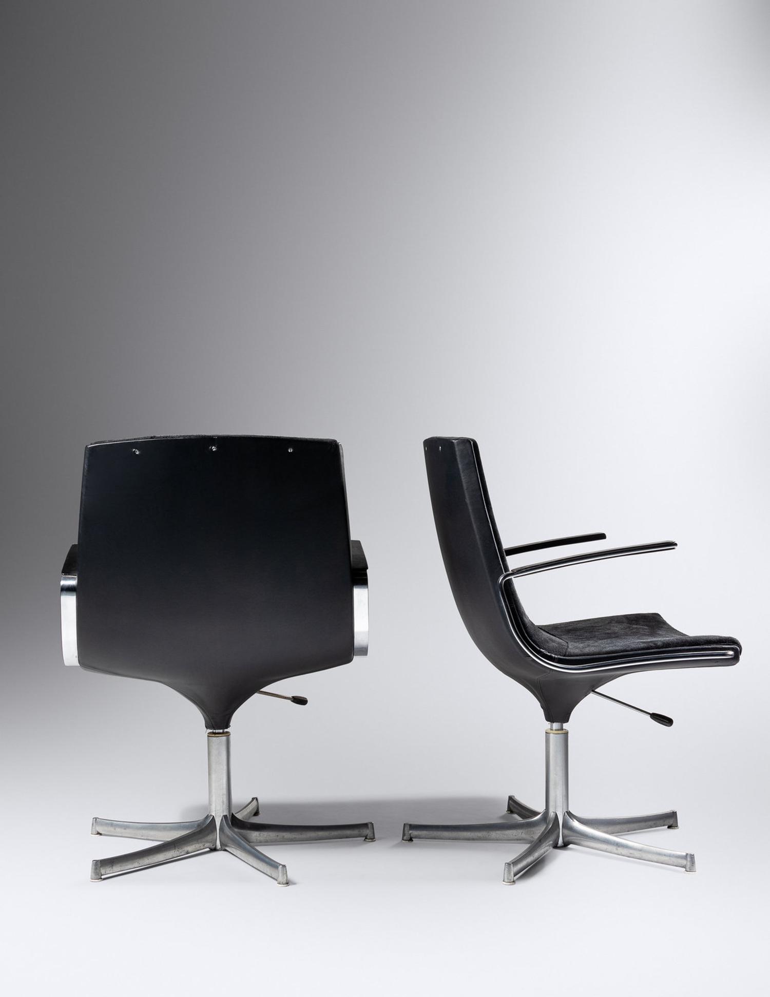 Set of Four Lounge Chairs Walter Knoll, Germany