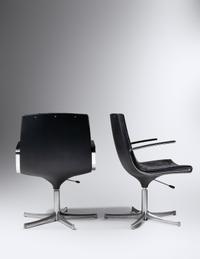 Set of Four Lounge Chairs Walter Knoll, Germany