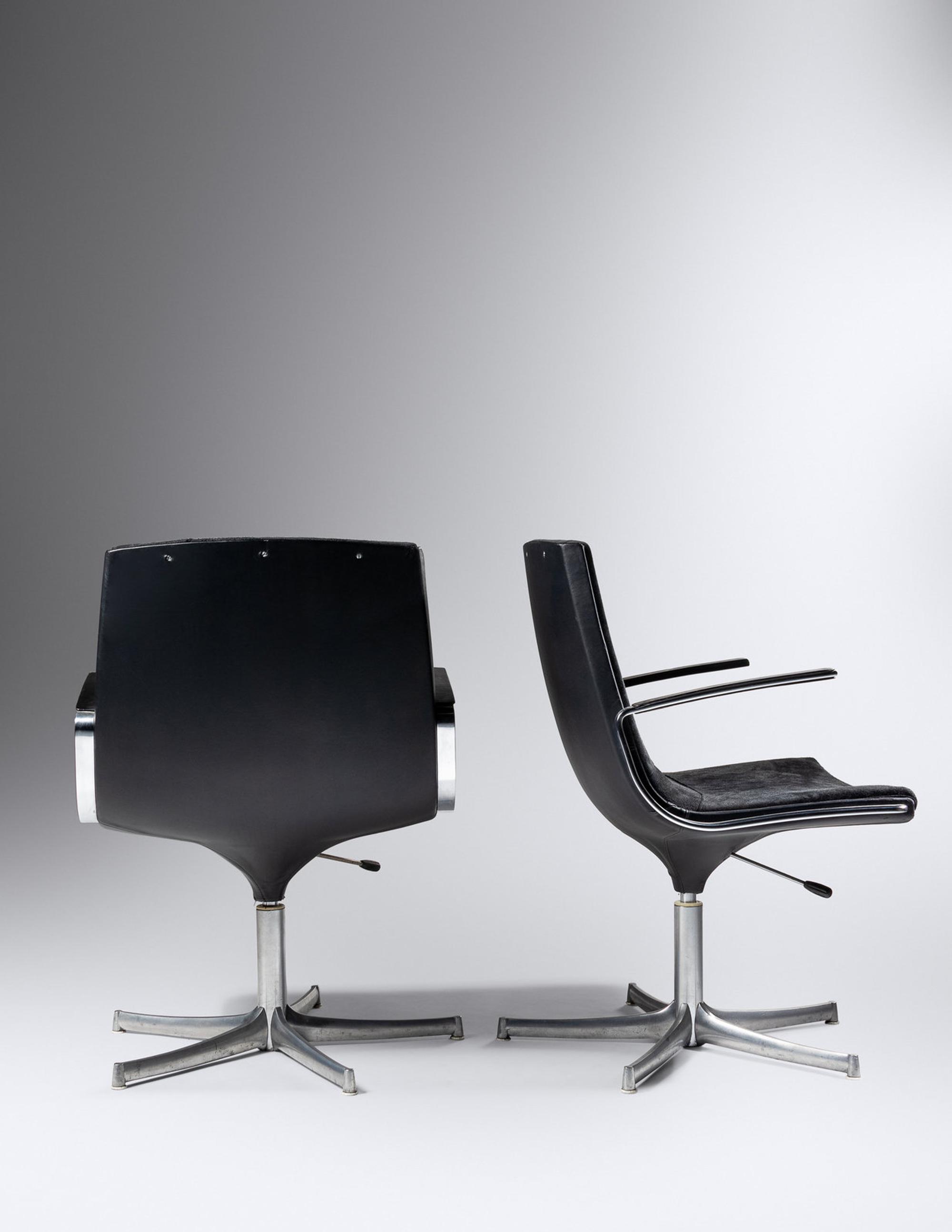 Set of Four Lounge Chairs Walter Knoll, Germany