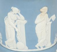 A Large Wedgwood Jasperware Bough Vase and a Wine Cooler