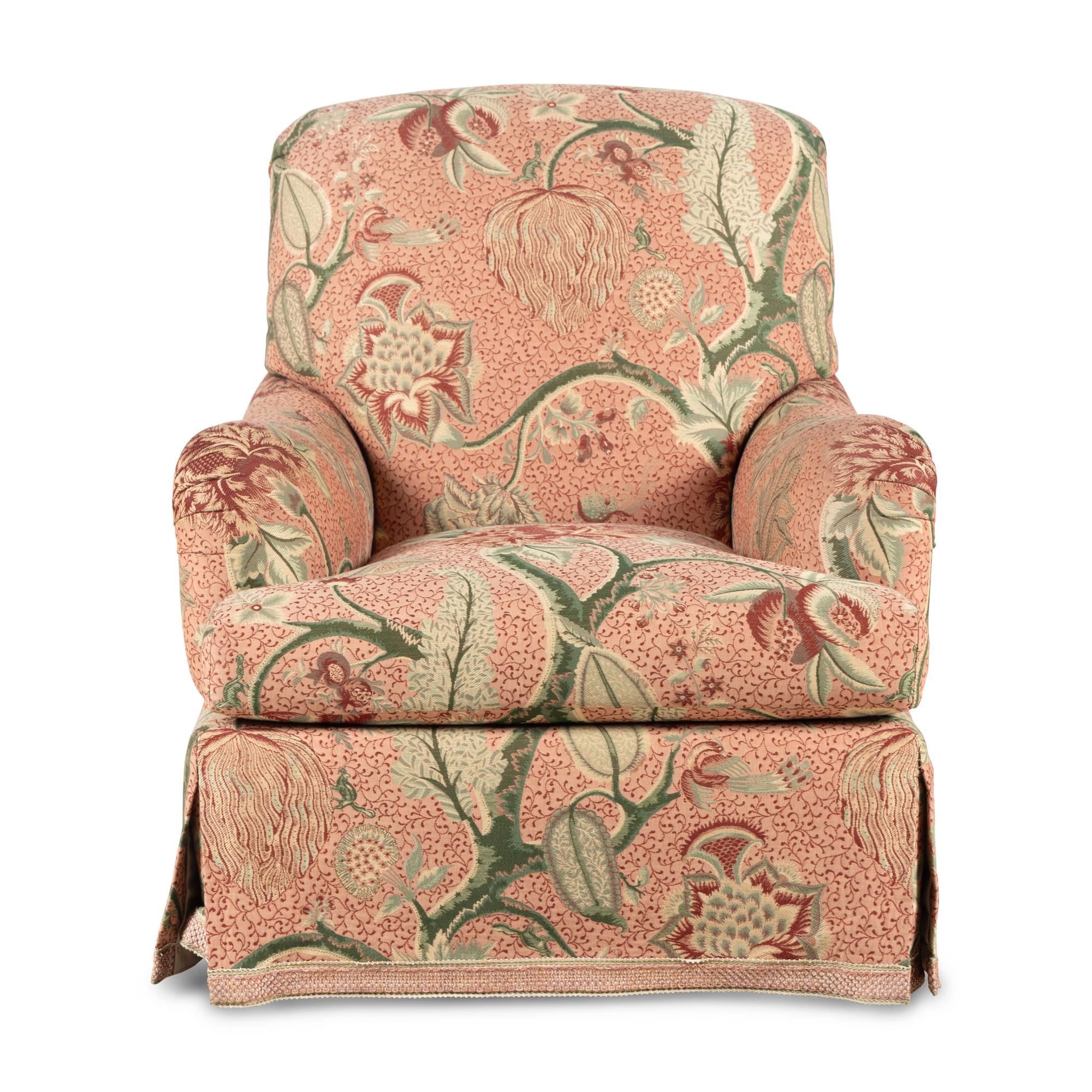 A Custom Upholstered Easy Chair