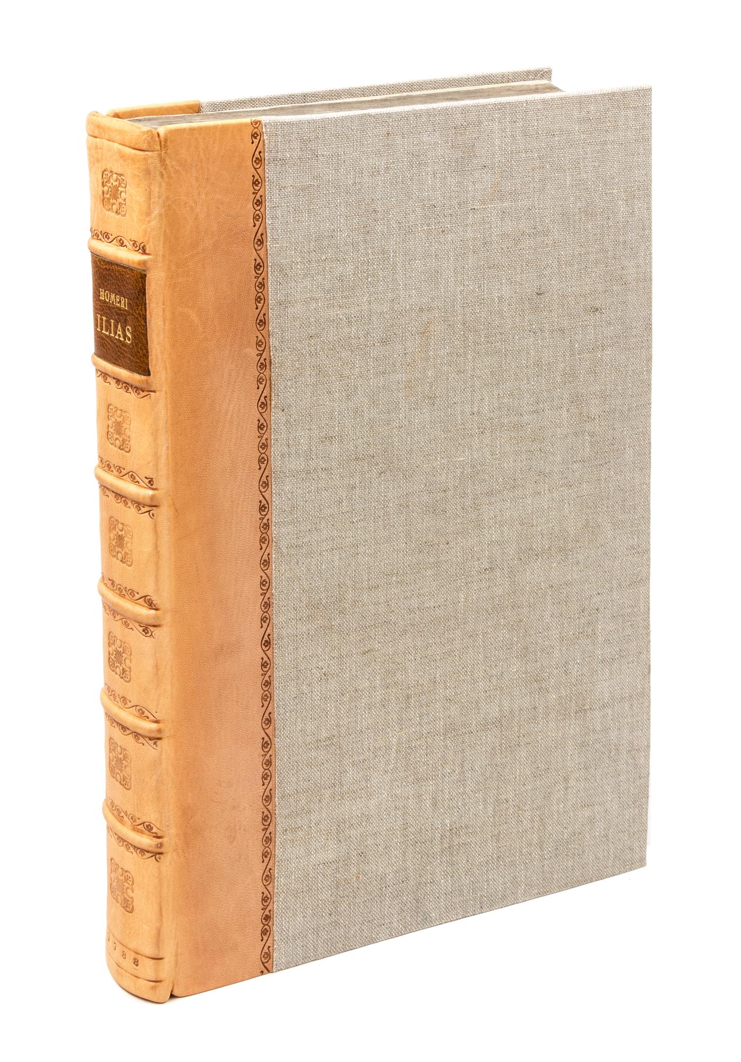 (HOMER) VILLOISON, JEAN-BAPTISTE GASPARD D'ANSSE DE. Ilias. Venice, 1788.