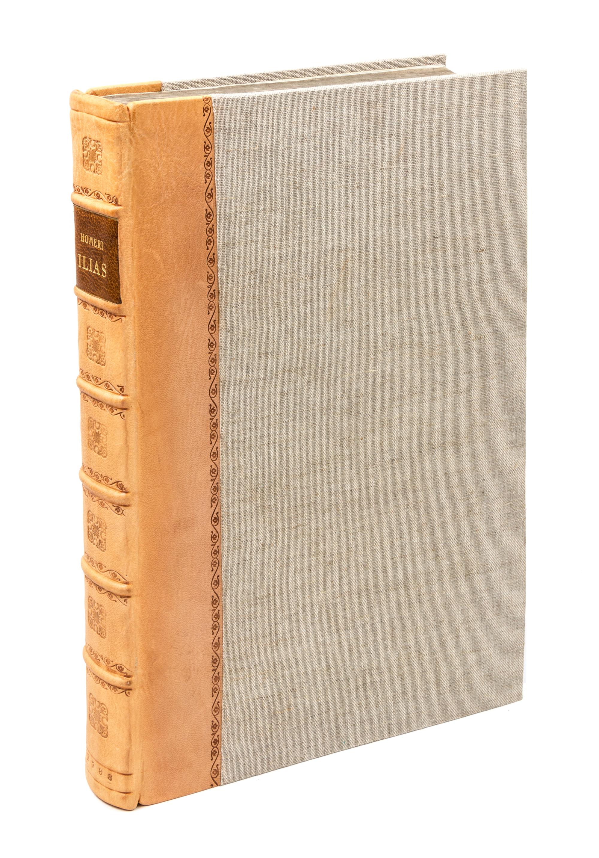 (HOMER) VILLOISON, JEAN-BAPTISTE GASPARD D'ANSSE DE. Ilias. Venice, 1788.