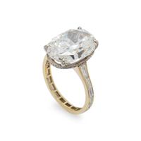 10 CARAT OVAL DIAMOND RING