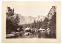 WATKINS, Carleton (1829-1916), photographer. Yo-semite Valley: Photographic Views of the Falls and Valley of Yo-semite in Mariposa County, California. San Francisco: N.p., 1863.