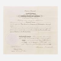 [Presidential] Roosevelt, Theodore Signed Diplomatic Appointment