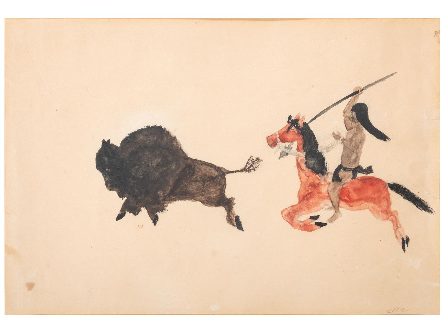 untitled, Buffalo Hunt