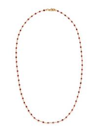 YELLOW GOLD AND RUBY NECKLACE