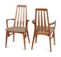 A Set of Eight Niels Koefoed Eva Dining Chairs