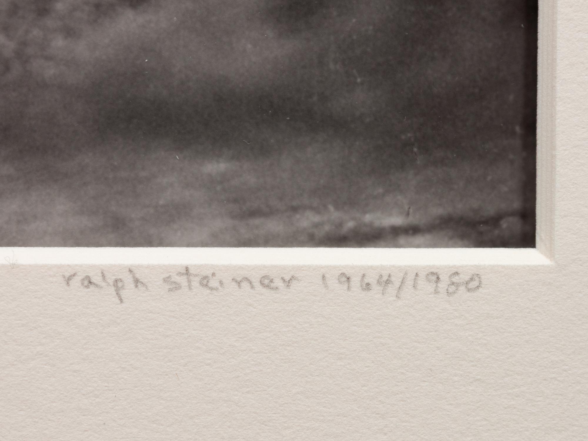 A group of three photographs ( Clouds , 1964 (printed 1980); Untitled (bicycle) , 1921-1922 (printed 1980); Steamboat , 1922 (printed 1981))