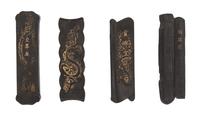 A Set of Four Ink Cake Lenth of the longest 4 1/2 inches. — LATE QING DYNASTY