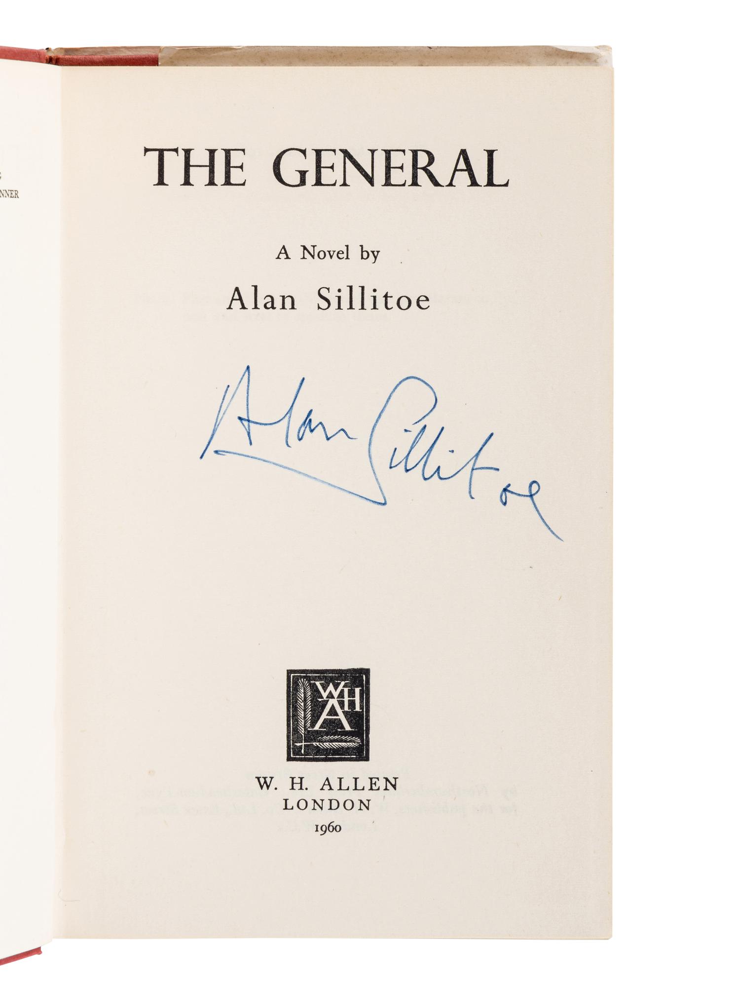 SILLITOE, Alan (1928-2010). A group of 4 FIRST EDITIONS, many SIGNED, comprising: