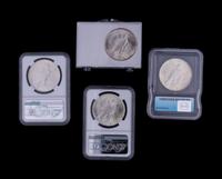 Two 1922 Peace $1 Coins (NGC MS64)