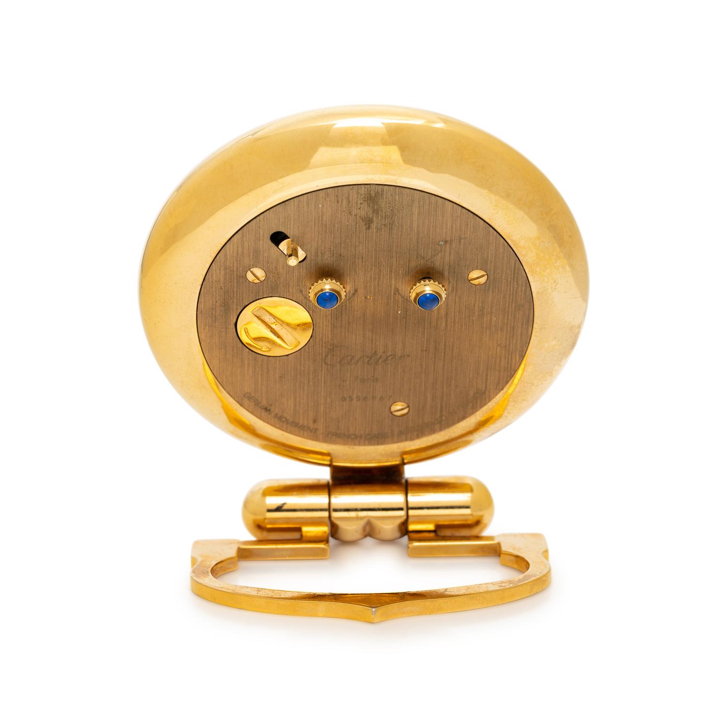 CARTIER, DESK ALARM CLOCK