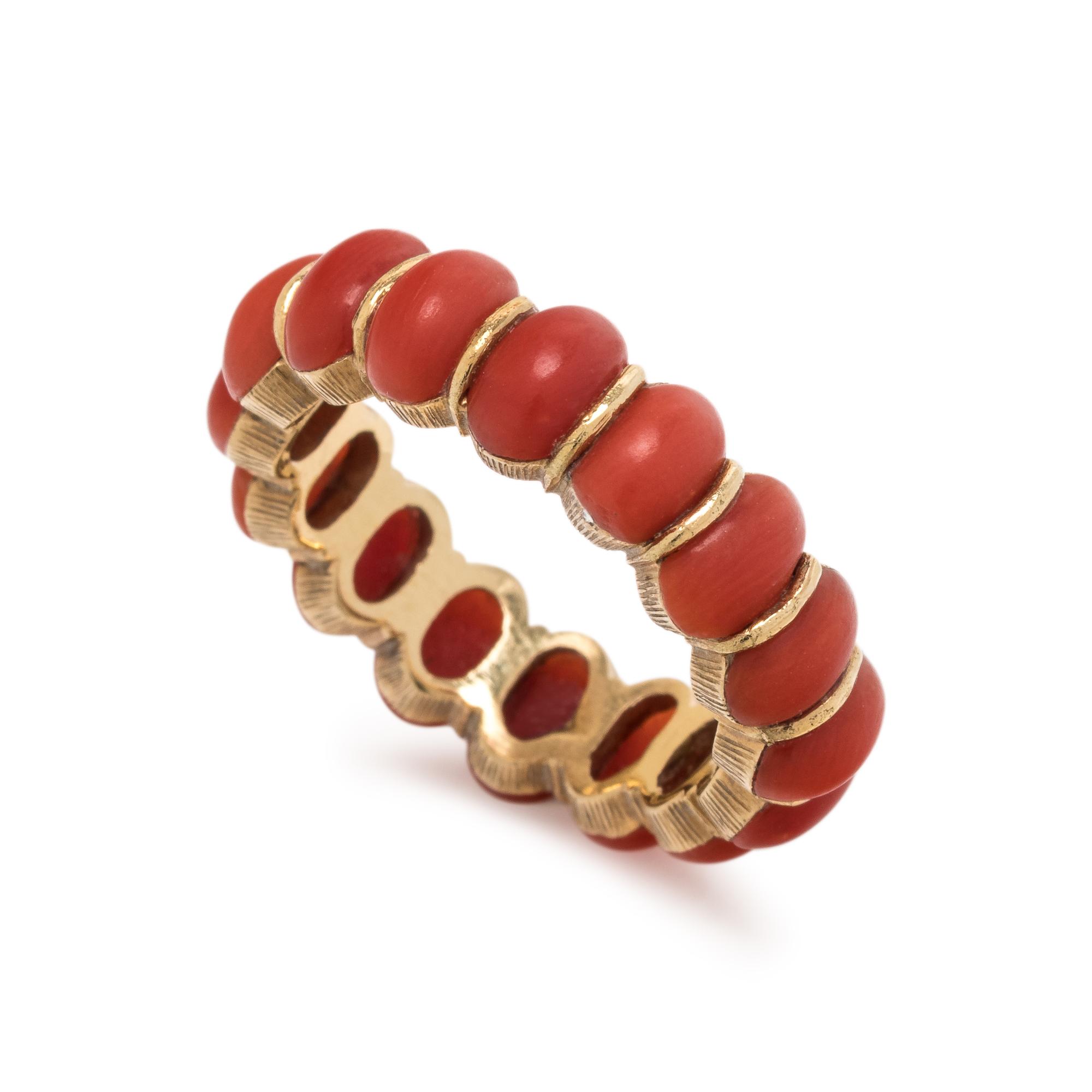 CORAL ETERNITY BAND
