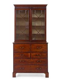 A George III Style Mahogany Butler's Secretary