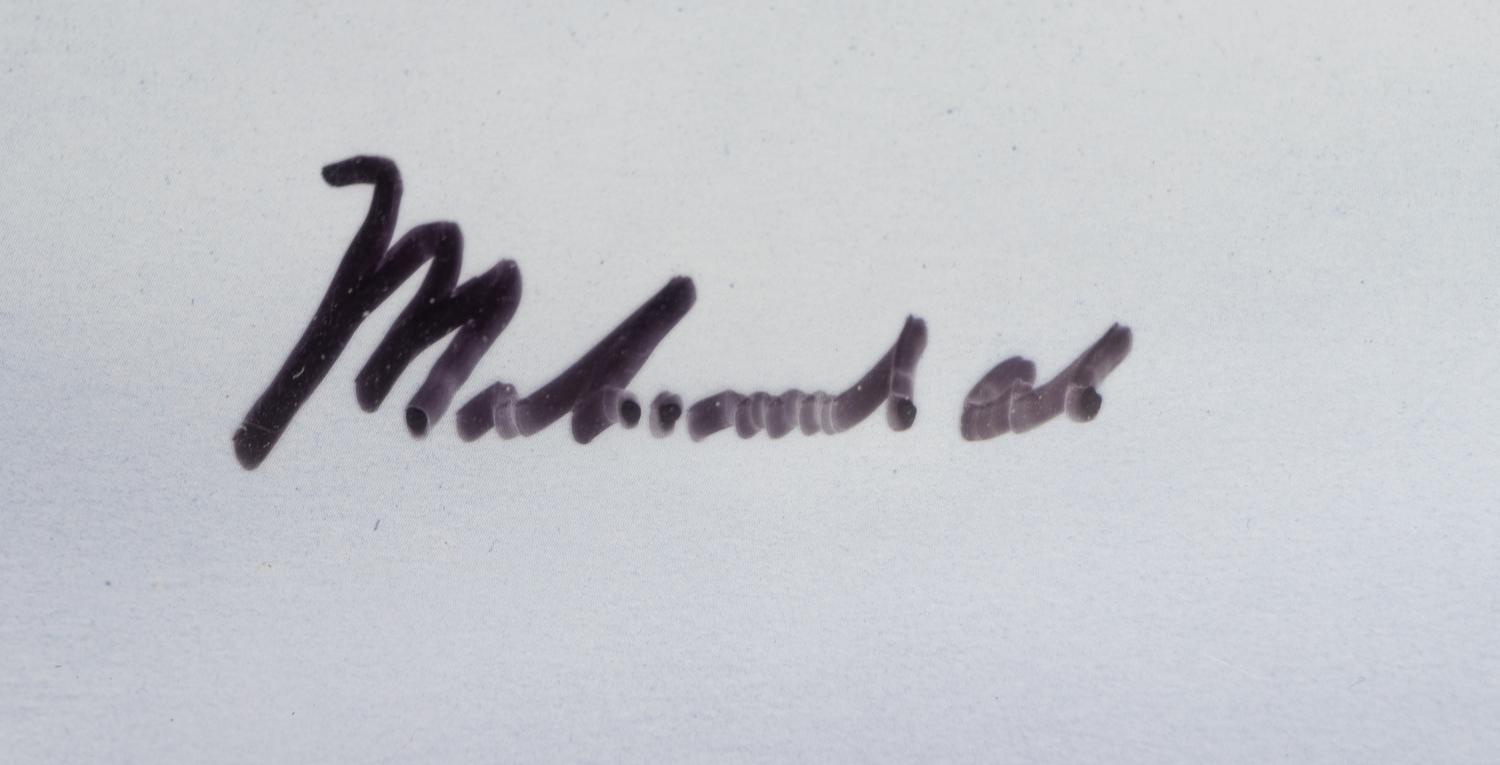 A Muhammad Ali Signed Autograph "The Greatest" Warner Brothers Limited Edition Animation Cel,
