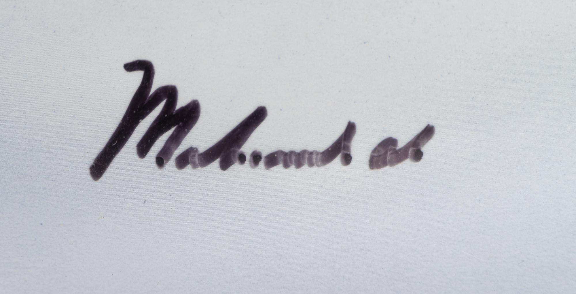 A Muhammad Ali Signed Autograph "The Greatest" Warner Brothers Limited Edition Animation Cel,