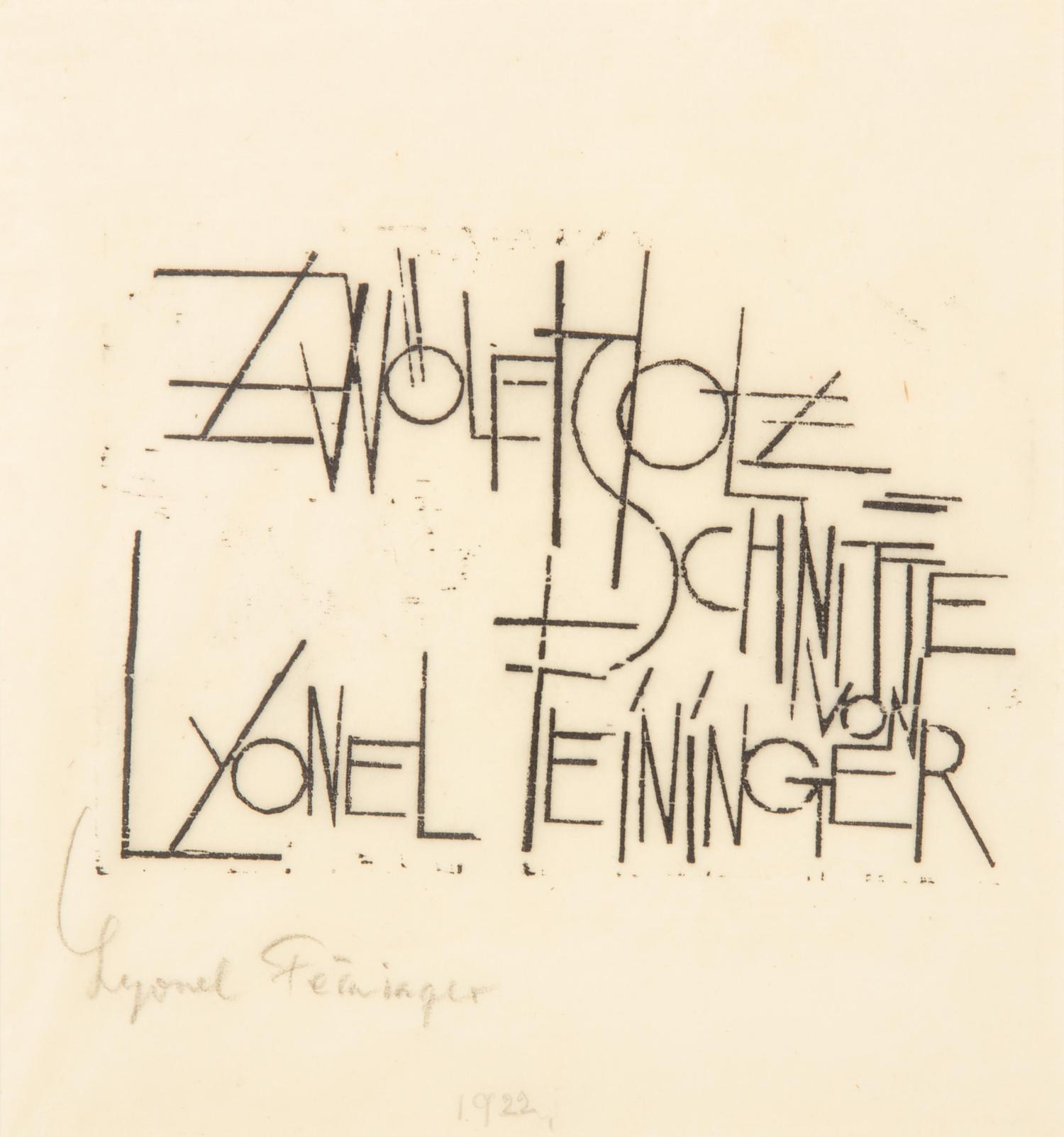 Zwolf Holzschnitte (Title Page)