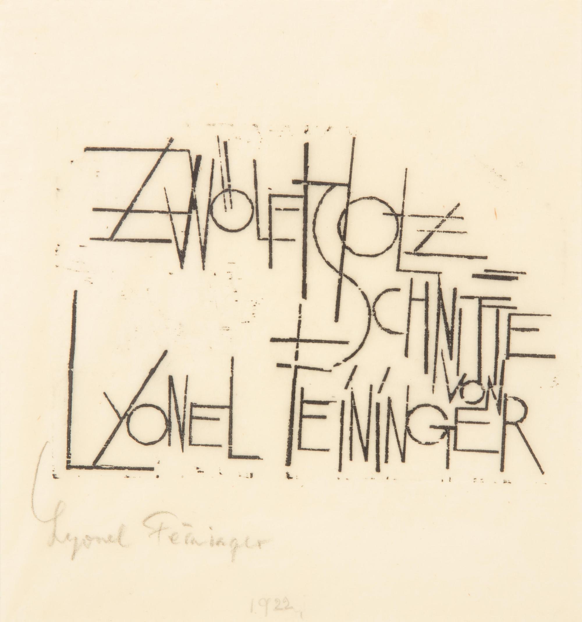 Zwolf Holzschnitte (Title Page)
