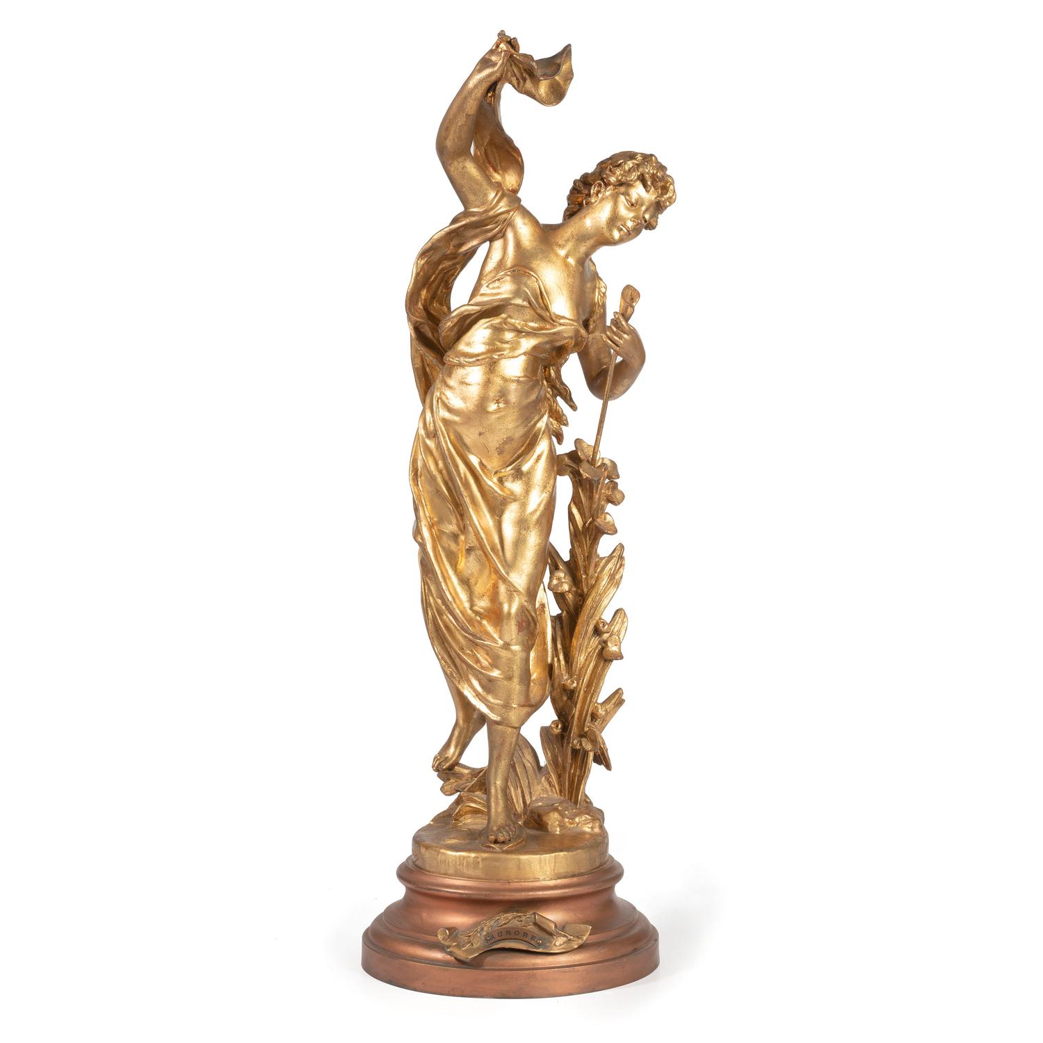 A French Spelter Figure of Aurore