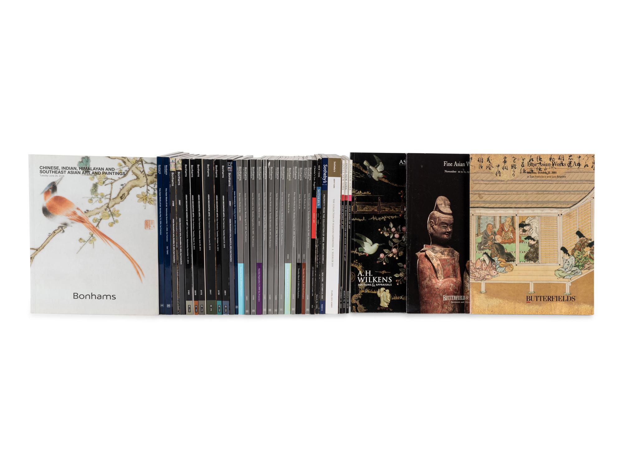 [ASIAN DECORATIVE ARTS IN THE US] A group of auction catalogues about Asian decorative arts in the US