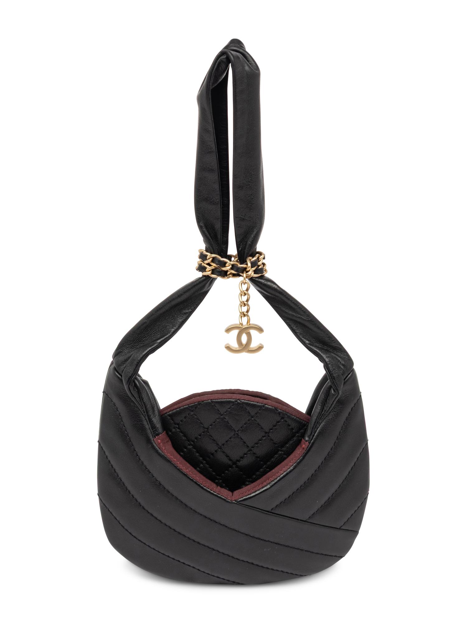CHANEL, CHAPLAIN LEATHER EVENING BAG