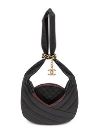 CHANEL, CHAPLAIN LEATHER EVENING BAG