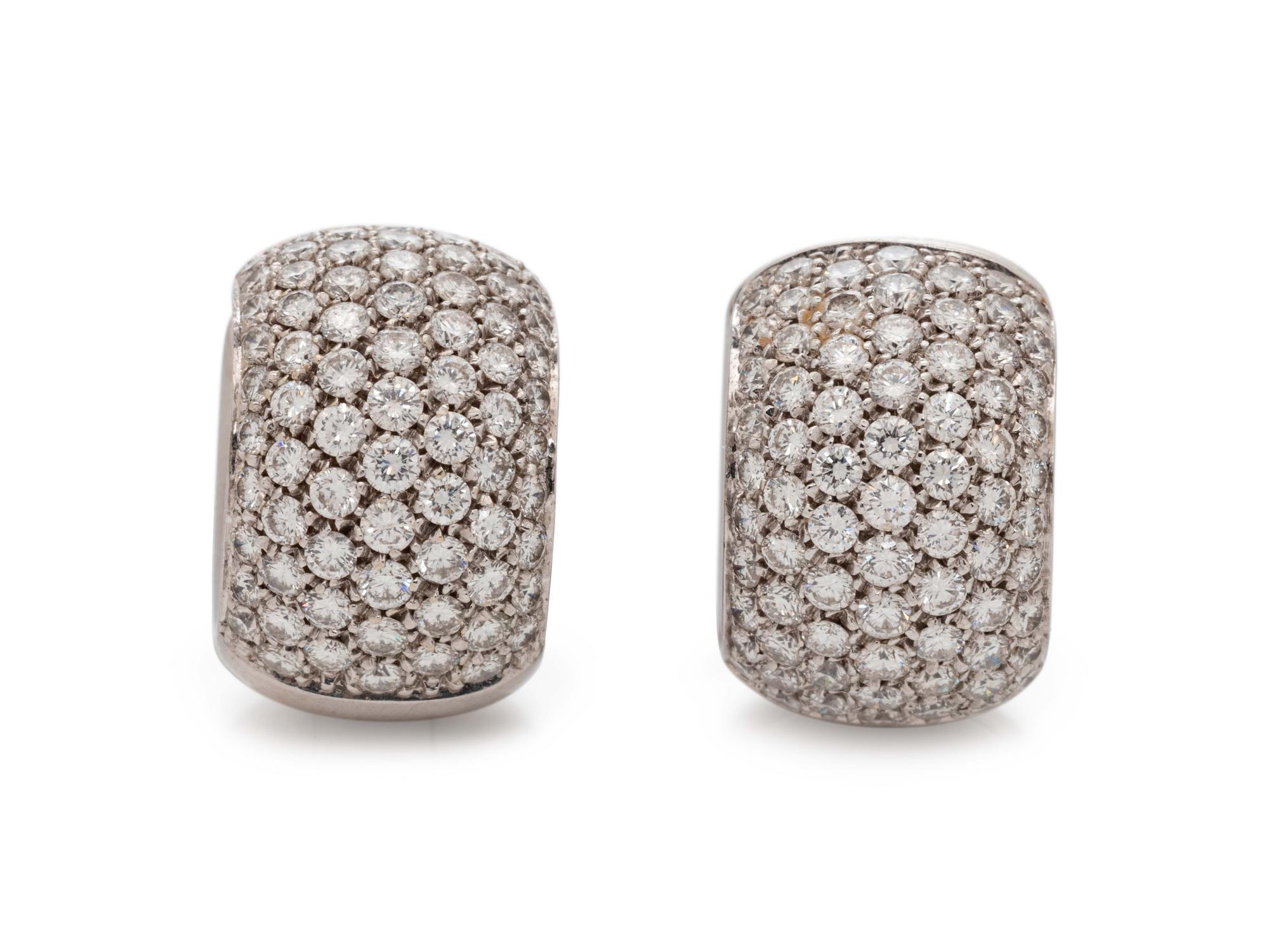 DIAMOND HUGGIE EARCLIPS