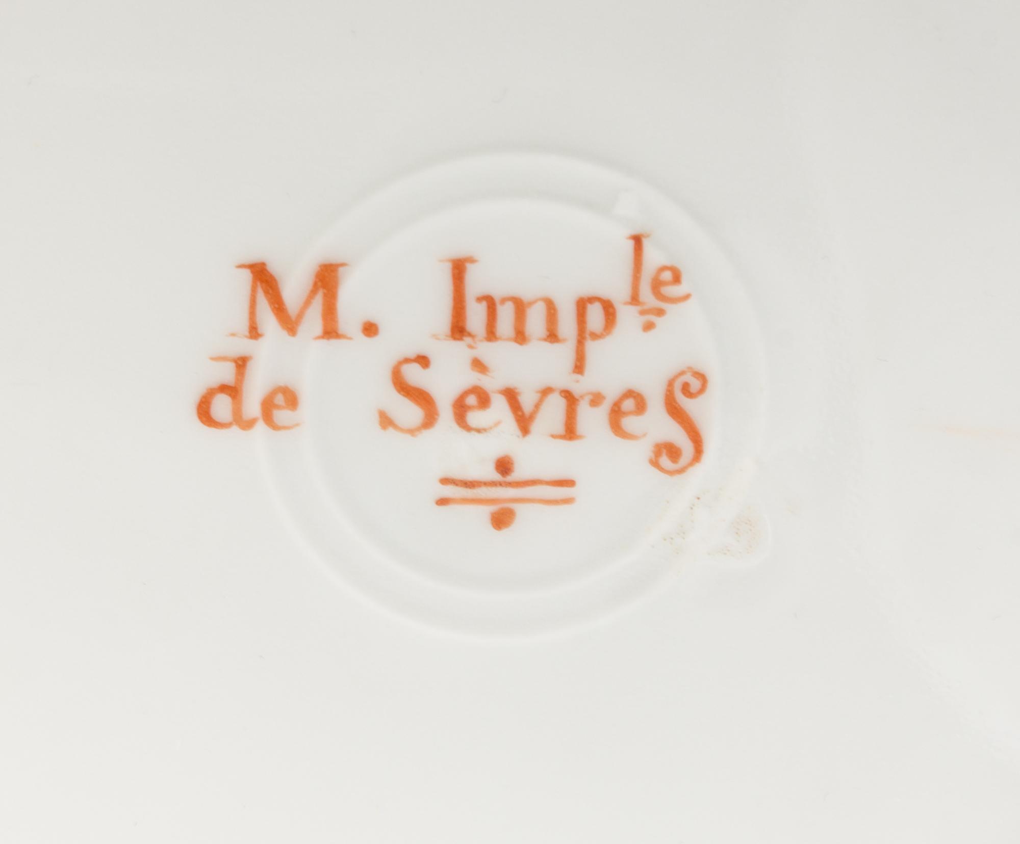 A Group of Three Sevres Napoleonic Plates Diameter of each 9 1/8 inches. — SECOND HALF 19TH CENTURY