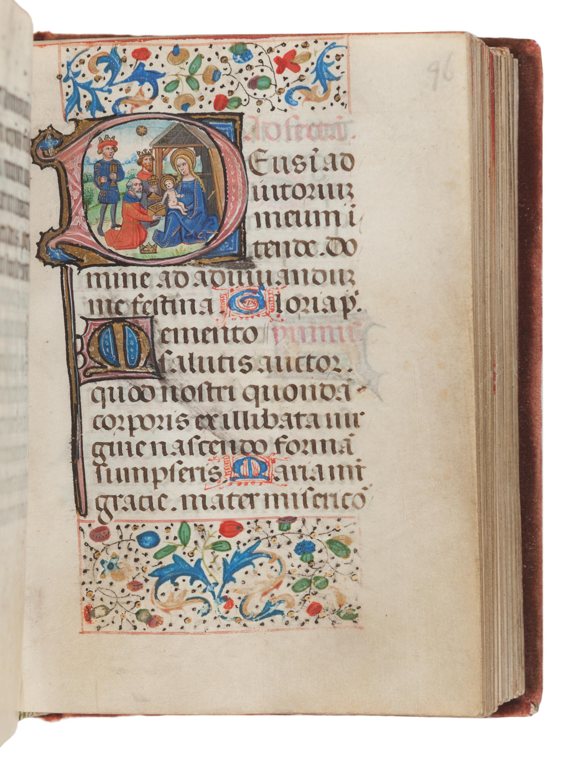 [ILLUMINATED MANUSCRIPTS]. BOOK OF HOURS, use of Rome, in Latin. [Southern Netherlands (Ghent or Bruges), c.1460].